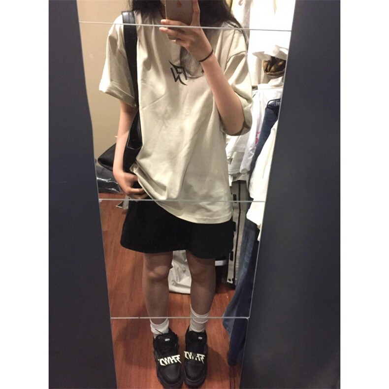 T0684-P25美式复古字母短袖男女同款潮流上衣,男装T恤,星座617A-2