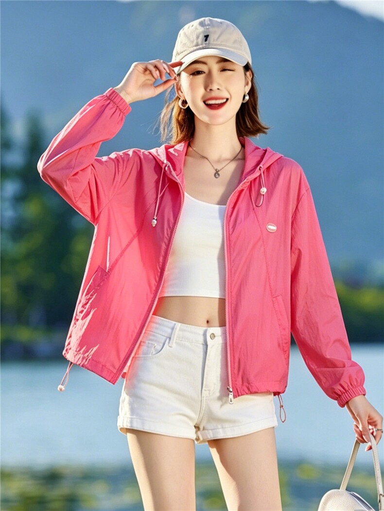 现货！2026夏季新款时尚透气减龄防晒衣女,女装防晒衣,以桐