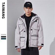 2020冬季新款棉服加厚时尚中性外套连帽棉衣男潮流A436-907，男装棉衣，电商A436