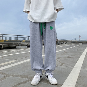 2025夏季新款港风束脚抽绳男运动休闲裤D201-DM151-P40图片