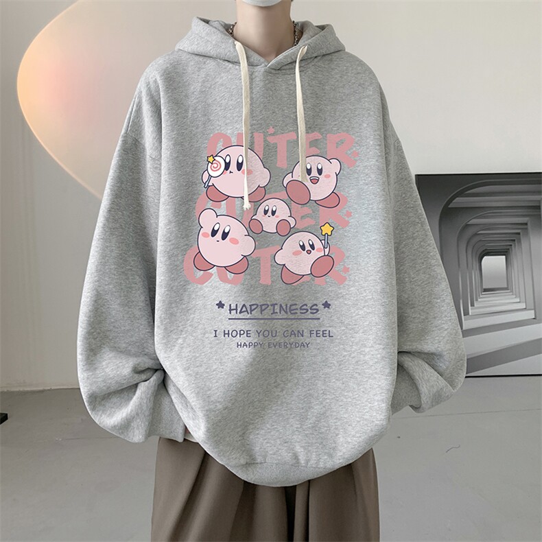 连帽卫衣男大码运动服帽衫外套WY2310-P35加绒款-P40,男装卫衣,电商A040