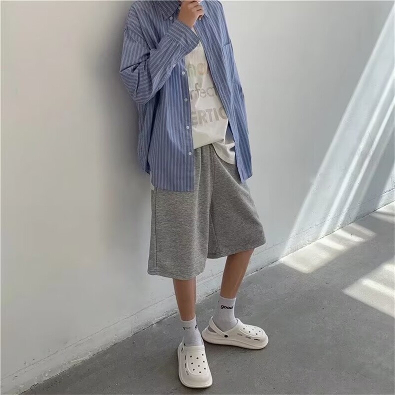 美式短裤男夏季ins潮休闲运动裤男女潮嘻哈CD100P20,男装牛仔裤,星座1116-2