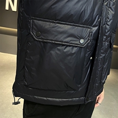 YR3316-P155冬季男装羽绒服工装口袋休闲青年外套白鸭绒，男装羽绒服，星座703-1