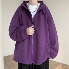 现货D232-WT116-P88控108自制款高克重刺绣加绒加厚外套班服65棉，女装短外套，电商D232