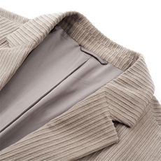 2024春秋季灯芯绒小西装男士外套中青年便服单西休闲男装西服上衣，男装西服，钱塘6003（原4033）