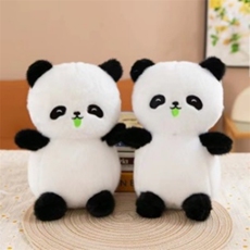 熊猫精品小毛绒玩具娃娃机公仔八寸十个起售