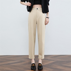 西装裤春秋季高腰显瘦烟管裤大码小个子工作职业西裤正装裤，女装休闲裤，云美莎专业女裤-全店现货