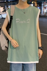 港风凯电商A088-BX3661-TP25100夏款宽松无袖T恤控42，男装T恤，电商A088