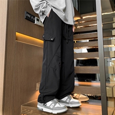 时尚小牛津暗黑高腰男直筒宽松潮流大码休闲裤K002AL-P25【特价】，男装休闲裤，电商A007