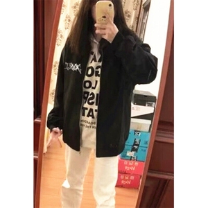 高街刺绣飞行员夹克棒球服男女2025春秋宽松拉链休闲外套 JF103图片
