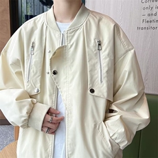 秋季新款飞行员上衣外套男女宽松百搭设计工装夹克棒球服JK909，男装夹克，星座1116A-1（原606A）