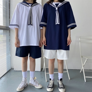 【2025春夏】JK制服海军水手服套装小披肩班服集体服团体服男女图片