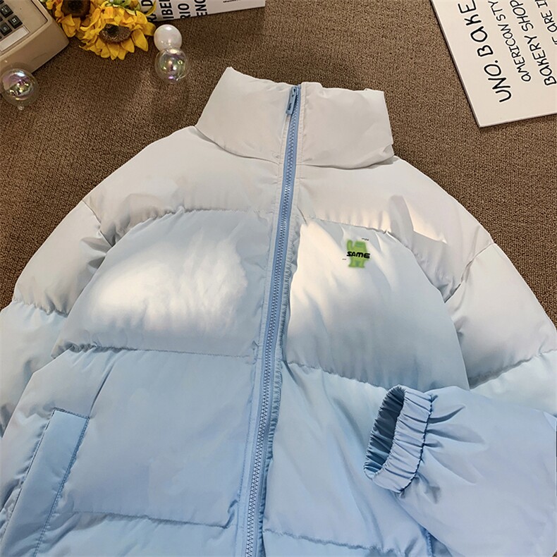 量大优可提供视频冬棉衣立领渐变HD019-1-MF5344-P75,男装棉衣,电商019-1