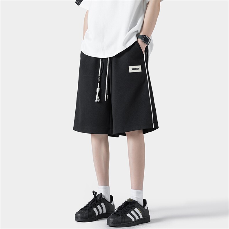 2024夏季新款无影墙大码菠萝格织带短裤M-5XHK24317-特P30,男装牛仔裤,电商A022