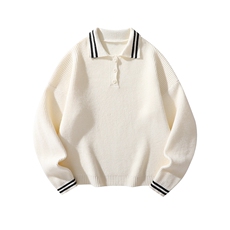 复古文艺风休闲港风毛衣学院系怀旧潮流氛围感毛衣HY834TP55控89，男装针织衫/毛衣，电商A102B