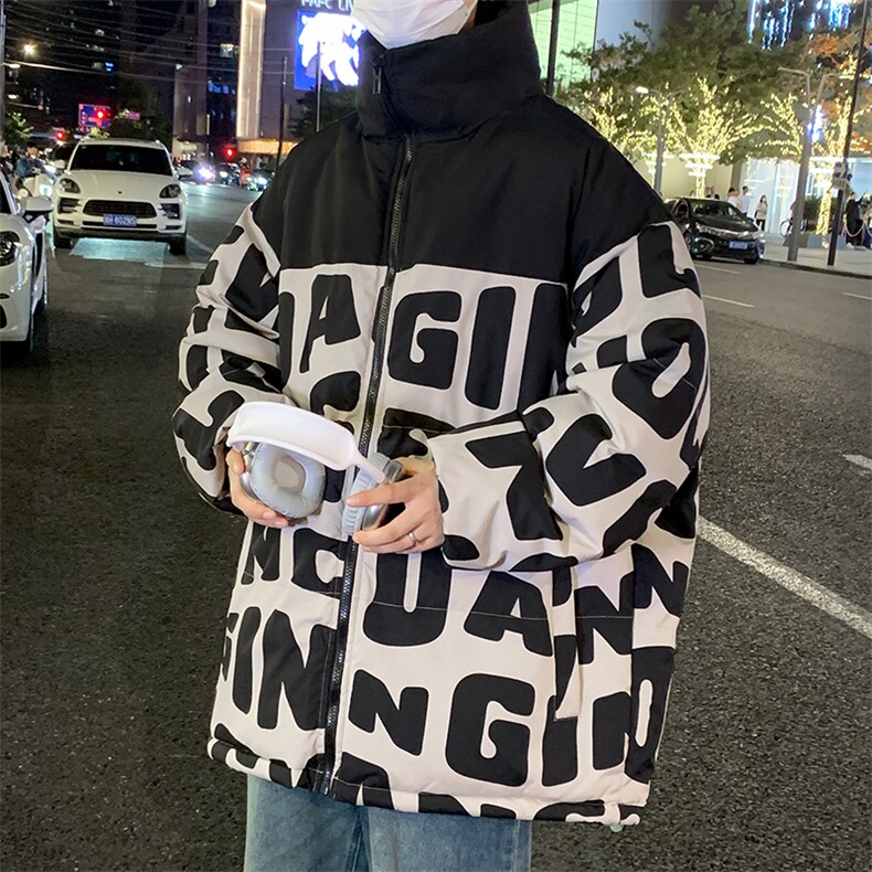 2024冬季新款保暖棉衣青少年宽松加厚大码棉服外套男33351P105图片