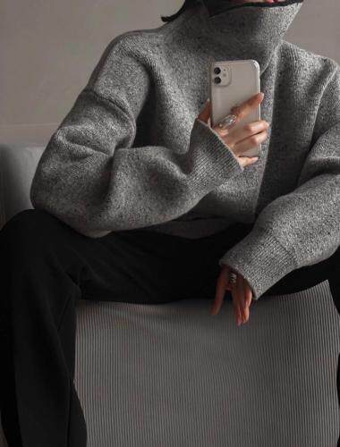 韩撞色毛线衣，其它，佩瑶的店