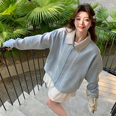 现货新款麂皮绒外套25009P135K198，女装短外套，2D035