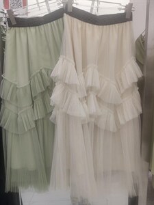 春装新款纱裙半截裙，其它，迷吉meeggle