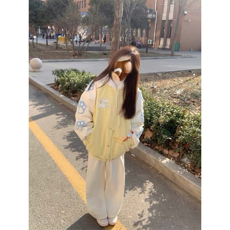 春季新款港风美式卡通刺绣拼接立领棒球服夹克外套潮JK1427-P85,男装夹克,星座313A(原308A-2)