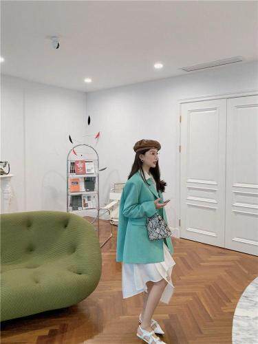 【春季新款】自制银扣西装，女装西装，F/TU