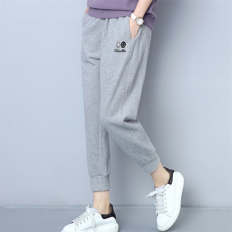 时尚百搭韩版直筒裤女秋季新款高腰显瘦休闲裤,女装休闲裤,丽影随形