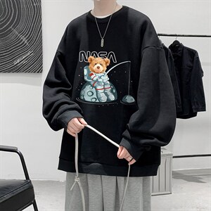圆领卫衣男大码加厚加绒长袖t恤男S6251-P28加绒款-P33