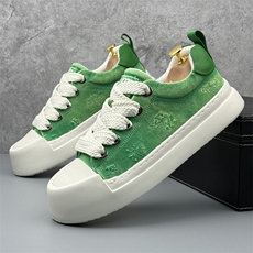 板鞋男夏季新款牛仔布鞋厚底增高休闲鞋男，男鞋休闲鞋，电商A223