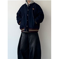 棒球服外套男冬季新款百搭宽松休闲刺绣保暖棉服MY19，男装棉衣，星座1116A（原606A-3）