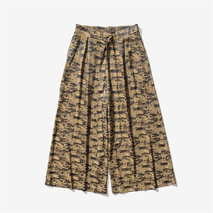 24夏季 大码风直筒阔腿裤新中式汉服休闲裤潮冰丝薄 K253/P65图片