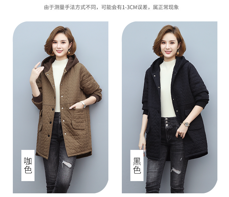 F0184 1730K ÁO KHOÁC NỮ SANTDN MŨ LIỀN MÙA XUÂN THU ĐÔNG TRUNG NIÊN THỜI TRANG NỮ VẢI BÔNG G05 SẢN PHẨM MỚI