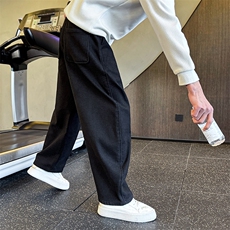 K5889-P88控118秋冬高级感卫裤男加绒加厚时尚长裤直筒男裤新款，男装休闲裤，星座102A（原电商D309-1）