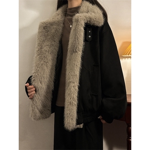 主推冬季新款宽松/座山雕加厚外套潮加厚棉衣XZ102B-1M803-P125图片