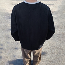 潮流宽松假两件卫衣潮牌休闲上衣A161-MT-2601-P45，男装卫衣，电商A161