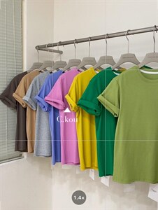 夏季新款跑量净色T图片
