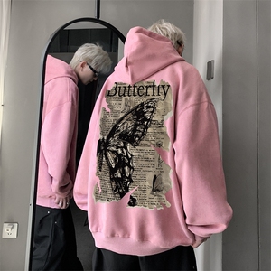 420克麂皮绒潮牌重磅连帽卫衣力推大码男XZ517A-2-JP9904-P55图片
