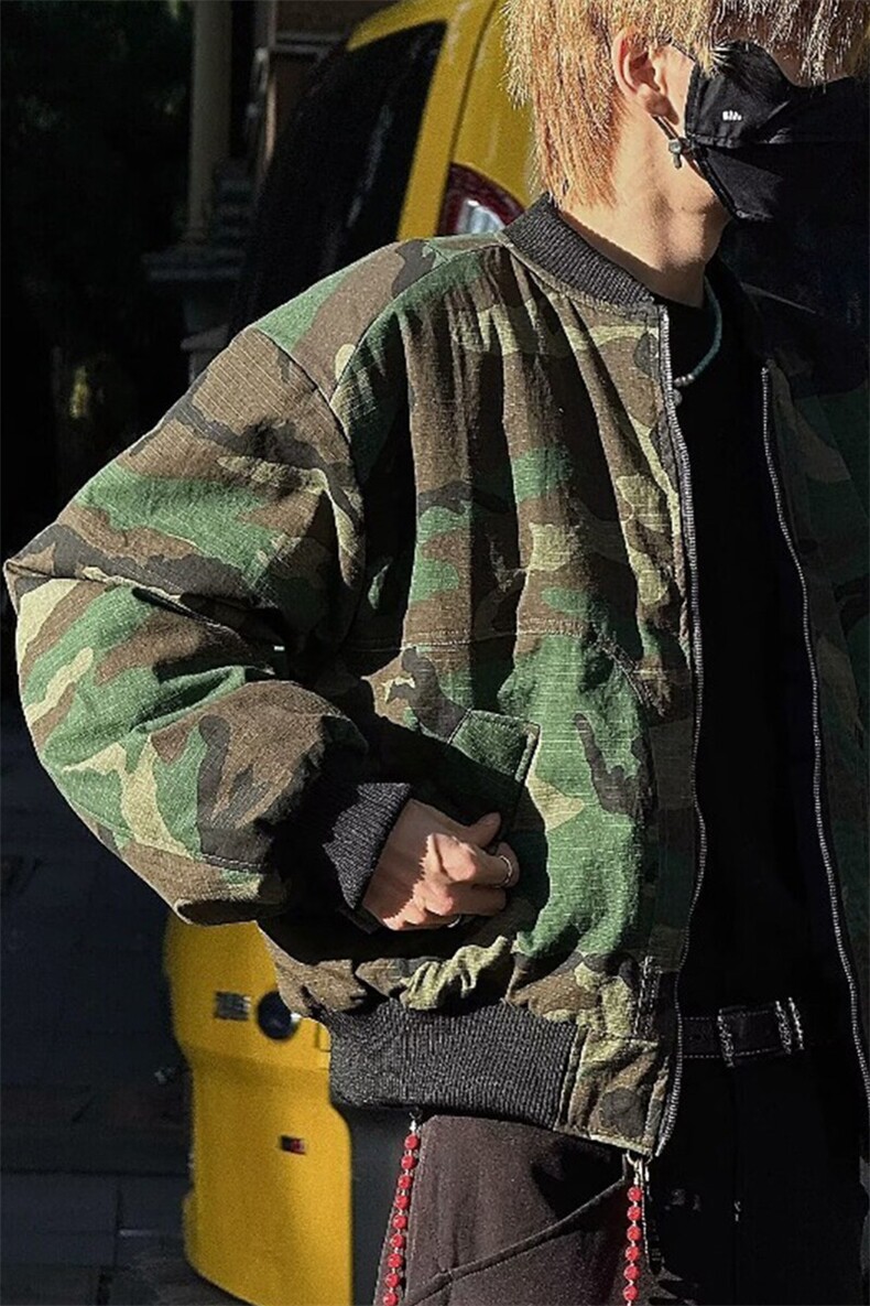 【有货】双面穿bomber夹克飞行员棉服外套MY9023特P100,男装夹克,星座908-1