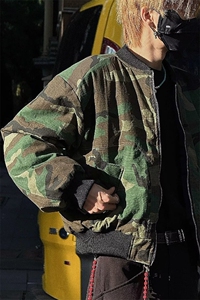 【有货】双面穿bomber夹克飞行员棉服外套 MY9023 特P100图片