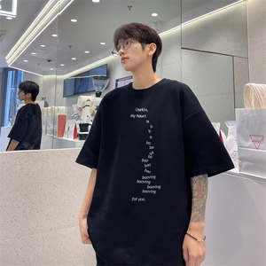 量大优！ 供视频！港风 华夫格短袖T恤半袖男HT212-特P18图片