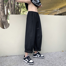 2023复古街头嘻哈慵懒松垮灯笼裤休闲裤工装裤男女9分裤AK297-P35，男装休闲裤，星座601-2