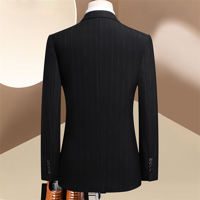 高品质微弹三件套胸花需另配,男装西服套装,电商D210