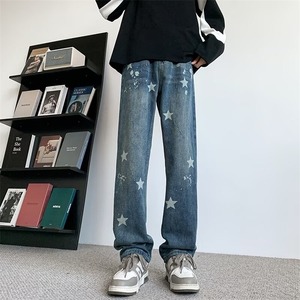 2024美式牛仔裤男款直筒长裤潮  RB9026 P48图片
