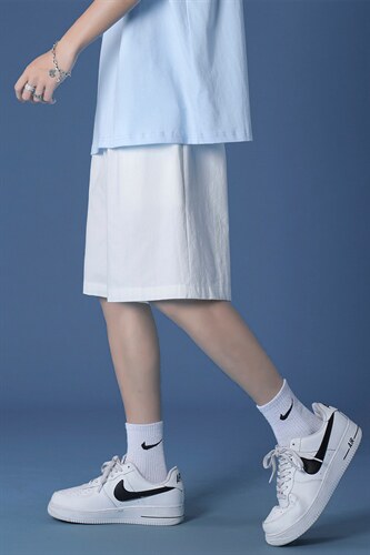 2023夏季男短裤薄款裤子潮流吸汗纯棉五分裤  DK651-特批25图片