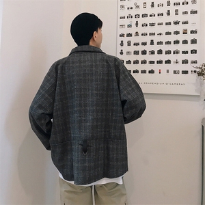 磨毛格子衬衫外套 现货 YF02 特P50图片