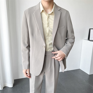 现货2025秋季轻熟风休闲西服外套男单西装X15P130（有套装190）图片