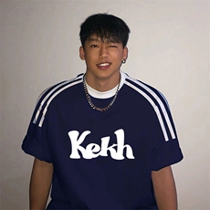 夏季美式高街重磅纯棉三条杠织带撞色男女短袖T恤ZD517-特P30，男装T恤，电商A486