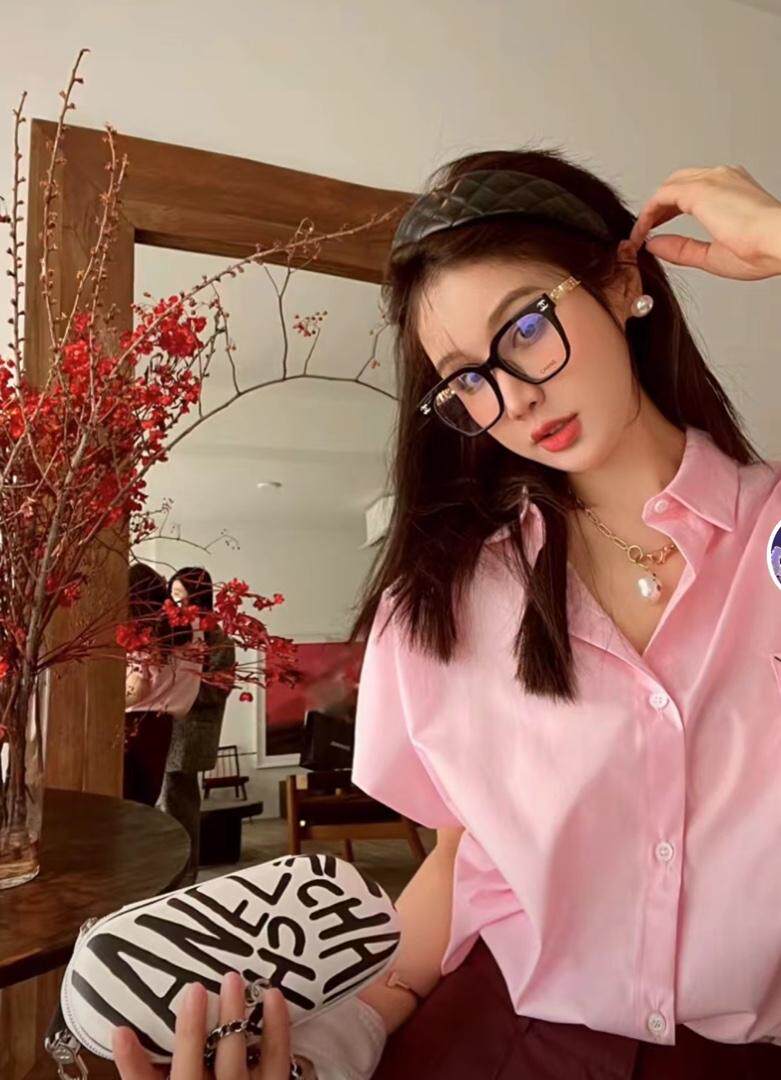 夏季垫肩衬衫均码现货，女装衬衫，G