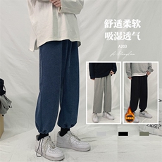 秋冬舒适百搭加绒加厚休闲裤TY040-1特批35-加绒特批40，男装休闲裤，星座718-1