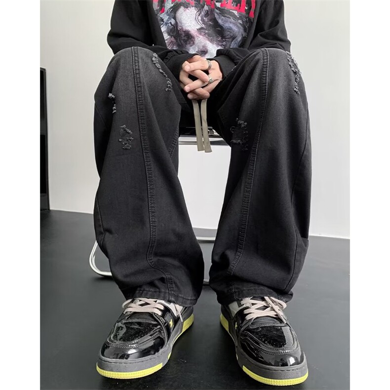 青春流行ins男直筒水洗牛仔裤TY6006P43,男装牛仔裤,星座1116-2