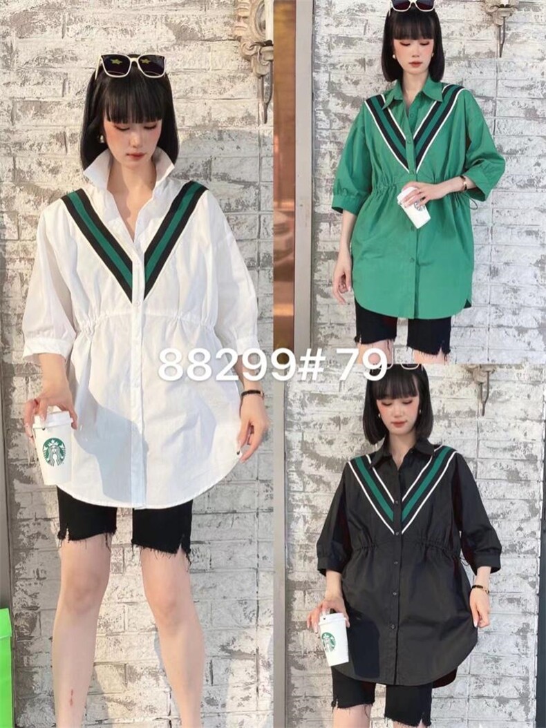 爱美欧新款现货织带衬衣，其它，爱美欧